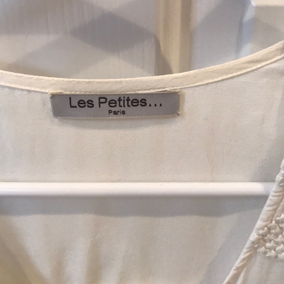 Beautiful Off-White Peasant Blouse From Paris - Picture 2 of 3